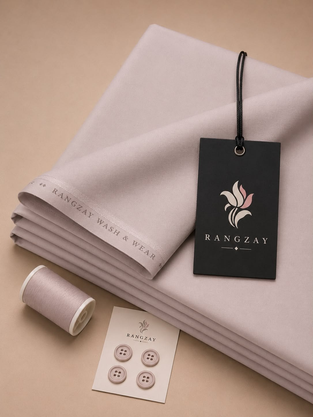 Mauve Grey Wash & Wear