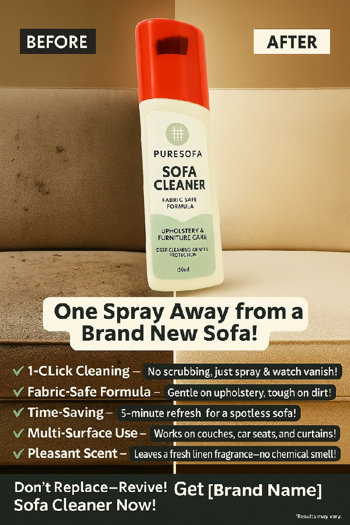 Puresofa-Sofa-Cleaner-Spray-Upholstery-Fabric-Safe-Deep-Cleaning-Stain-Remover-Fast-Dry-Pleasant-Scent-150m
