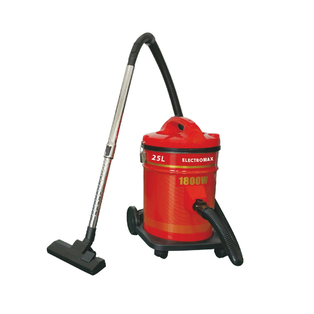 Electromax 25L Drum Vacuum Cleaner with Dual Filtration System and - 1800W and 2 Years Warranty