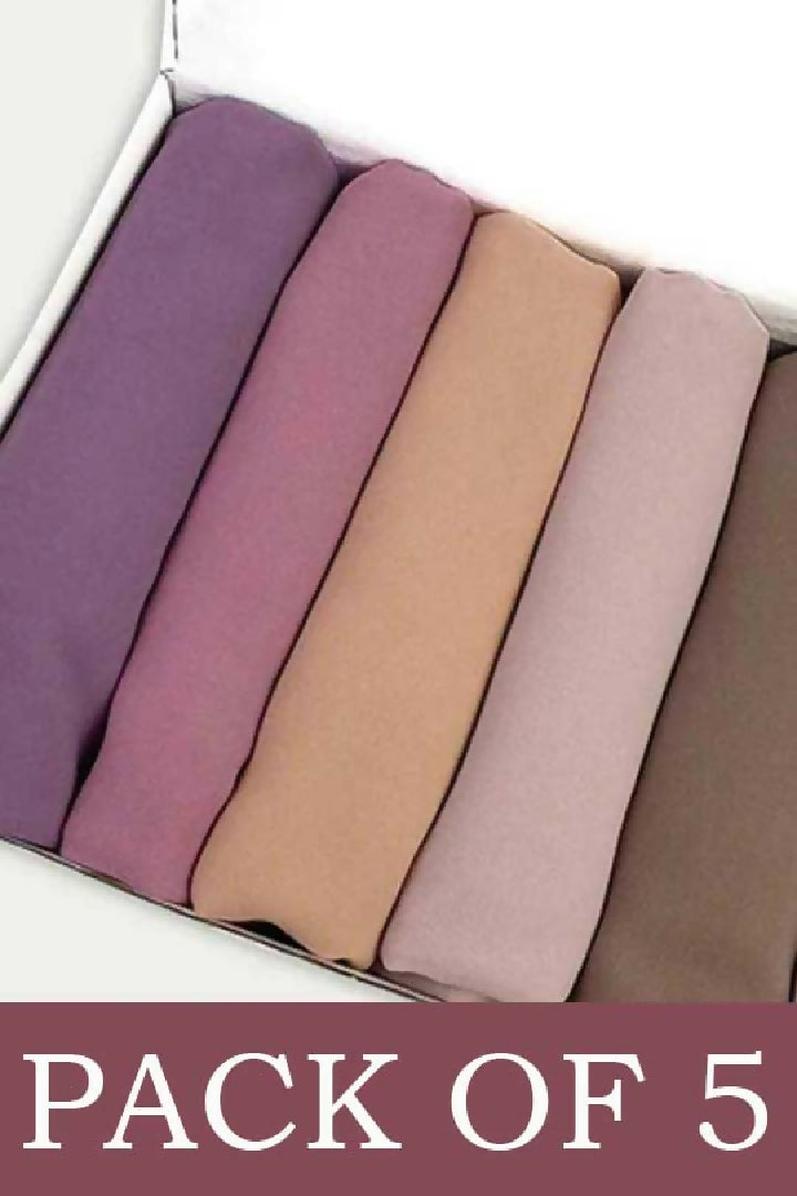 Chiffon Georgette Hijab Scarf set