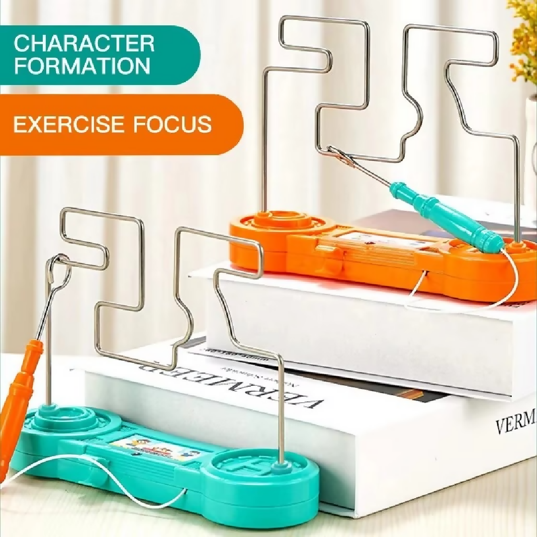 Concentration Toy (Random Color) Bump-Maze-Montessori-Toy-Electric-Wire-Maze-Roller-Game-Touch-Maze-Puzzle-Toy-Collision-Game-Education-Concentration-Toy-Random-Color