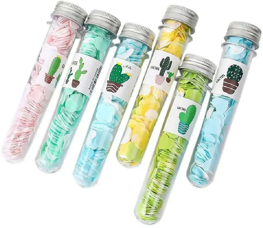 Travel Portable Hand Flower Soap Hand Washing Small Soap Tablets Tourism Paper Soap