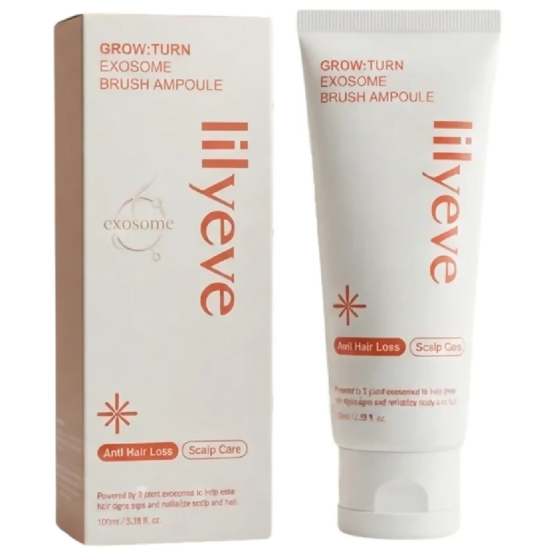 LILYEVE Grow Turn Exosome Ampoule Hair Growth Ampoule with Nano Exosomes Caffeine Biotin Scalp Care Hair Strengthening Treatment