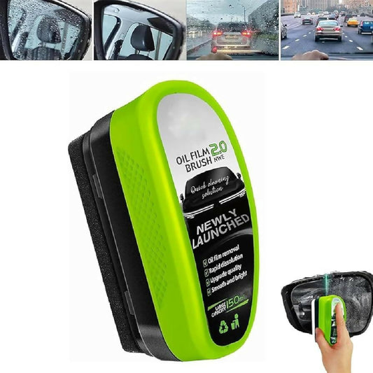 Oil Film Cleaning Brush Glass Cleaning Board Car Windshield Cleaner and Remover Powerful Visual Effect Enhancer