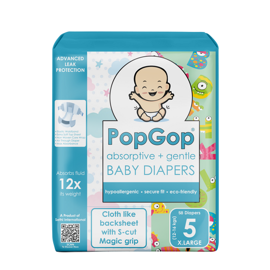 Popgop® Jumbo Packing (Size 5) X-Large 58 pcs