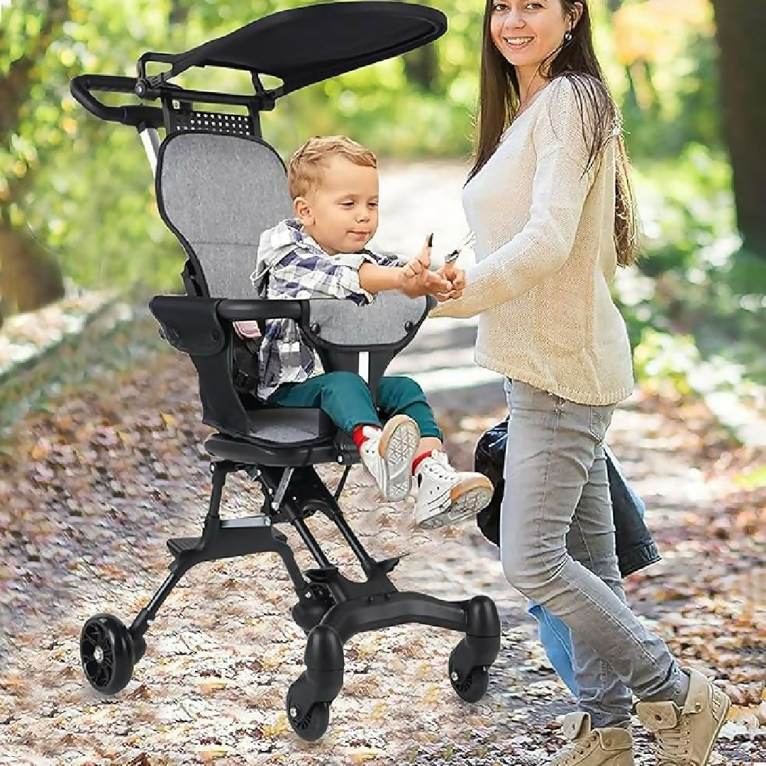 Luxury Baby Tricycle Stroller with Sunshade 3 in 1