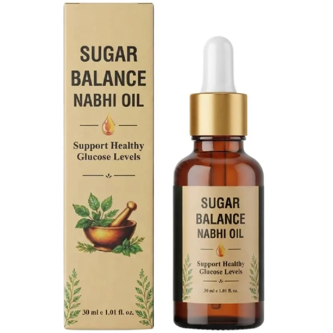 Sugar Balance Nabhi Oil Herbal Belly Button Massage Oil Ayurvedic Inspired Navel Care Oil 30ml