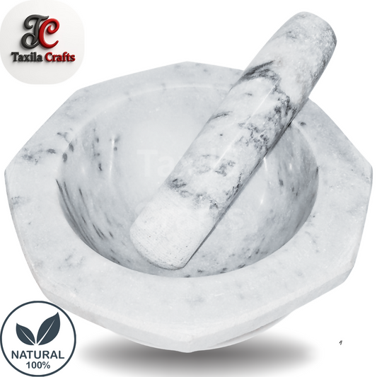 Large Size 8 Inch Octagon Marble Imam Dasta