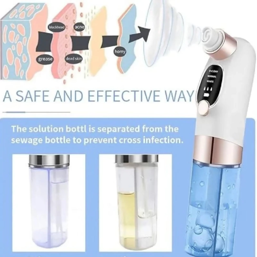 Electric Micro Bubble Beauty Blackhead Remover Pore Vacuum Cleaner Facial Deep Cleansing Device USB Rechargeable Skin Care Tool