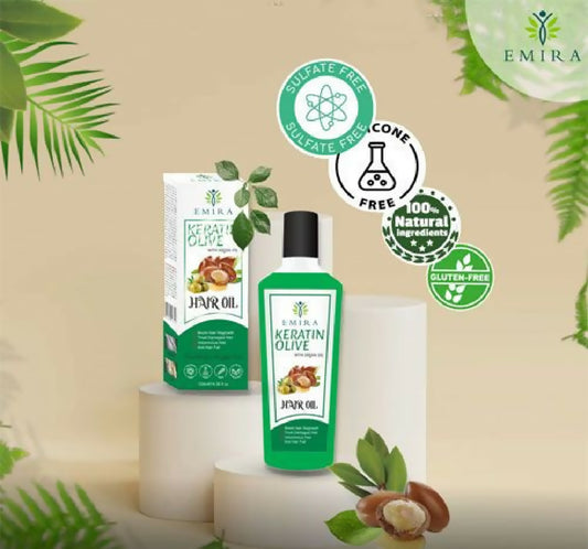 Original Keratin Olive Hair Treatment By Emira