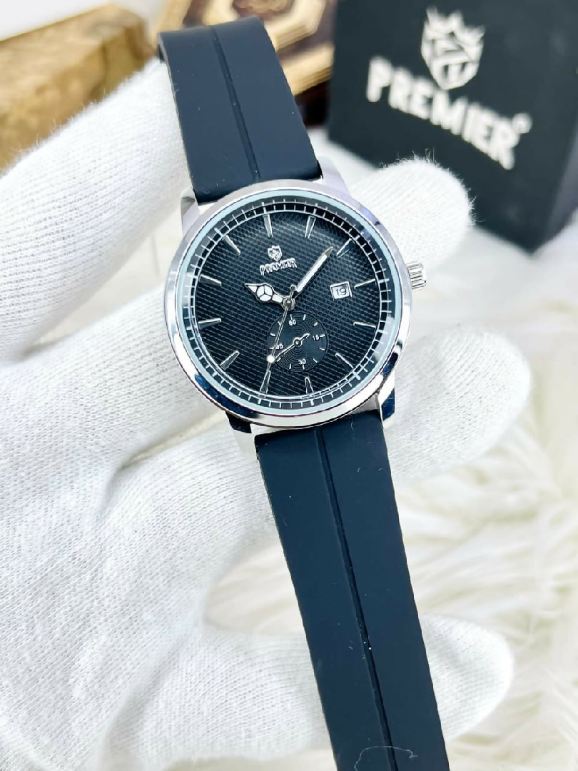 Premier Classic Dial Executive Silicone Watch
