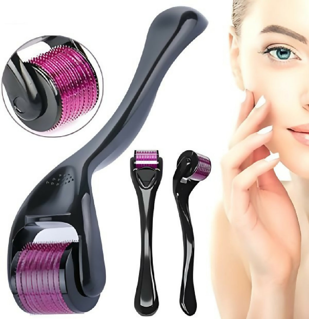 Combo Deal 1 Silicone Face Cleansing Brush and 1 Derma Roller