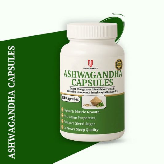 Ashwagandha Capsule 100 caps Us Organic