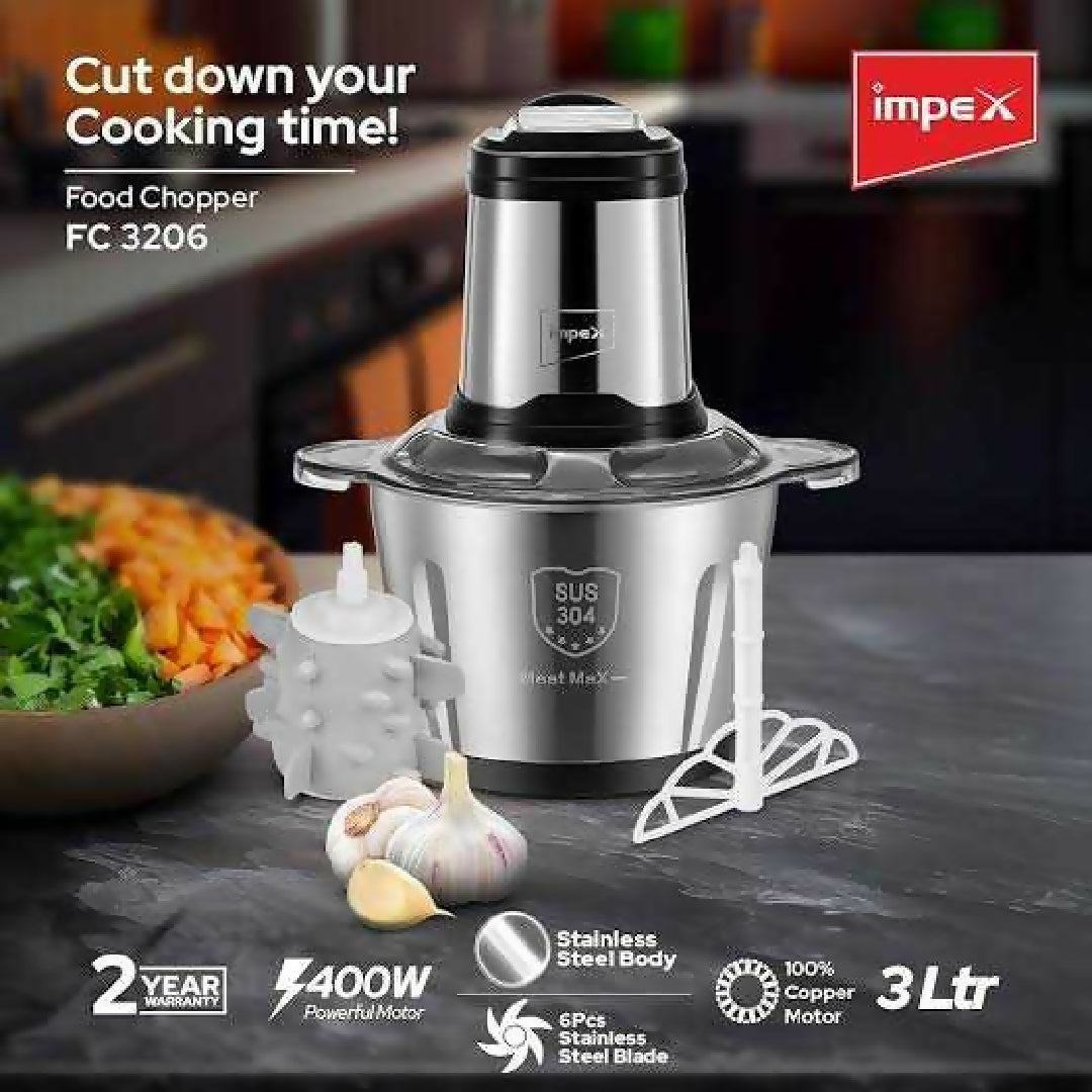 Electric Food Chopper 3 Liters