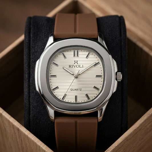 Magnetic Strap Quartz Watch for Men Luxury Stainless Steel Mesh Band Wristwatch Stylish Analog Design Available in Multiple Colors