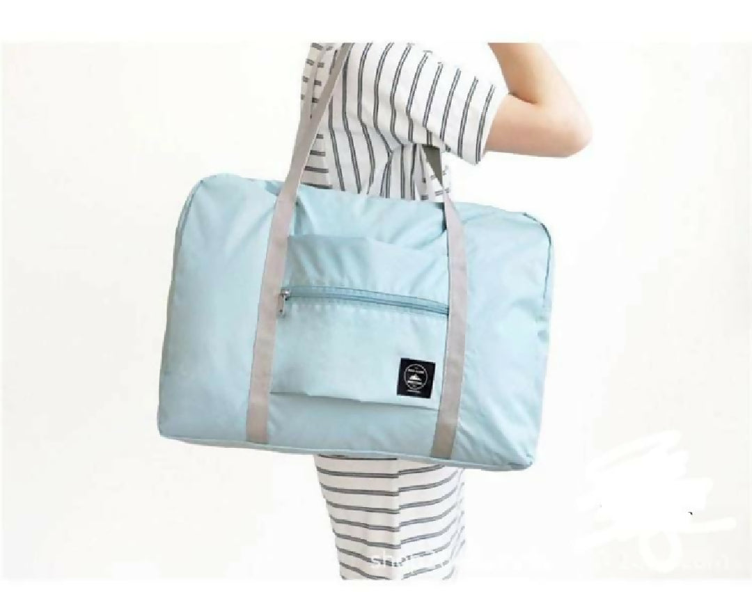 Multipurpose Foldable Travel Luggage Carry On Shoulder Duffle Bag Lightweight - Random Color