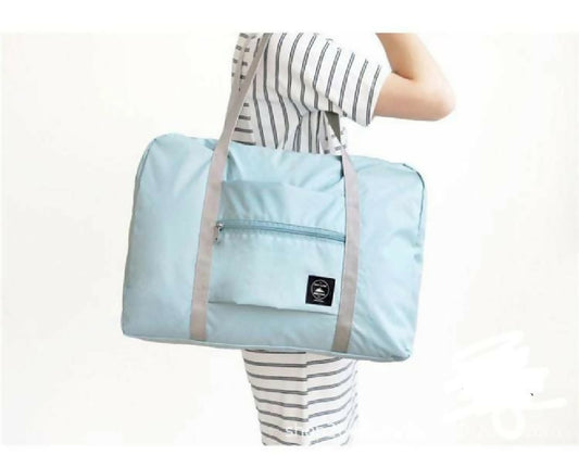 Multipurpose Foldable Travel Luggage Carry On Shoulder Duffle Bag Lightweight - Random Color