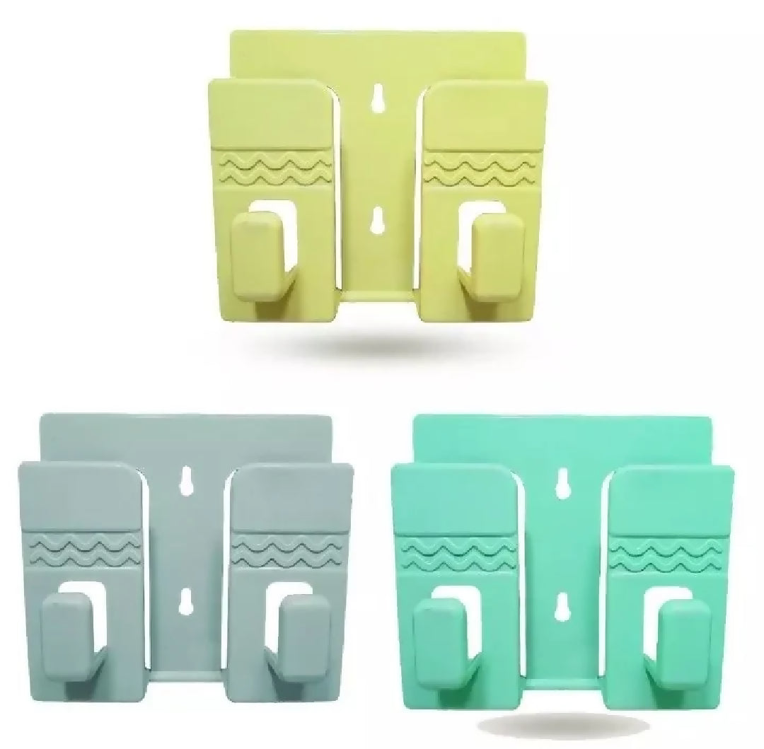 Pack of 3 Wall Mounted Universal Mobile Phone Holder for Charging