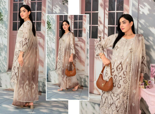 GULL - E – RUKH LAWN SUIT UNSTICHED
