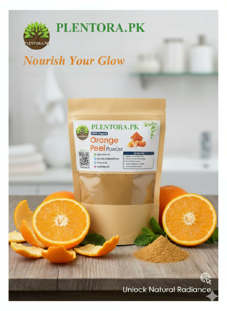 PlentoraPk Orange Peel Powder Natural Organic Powder 200g