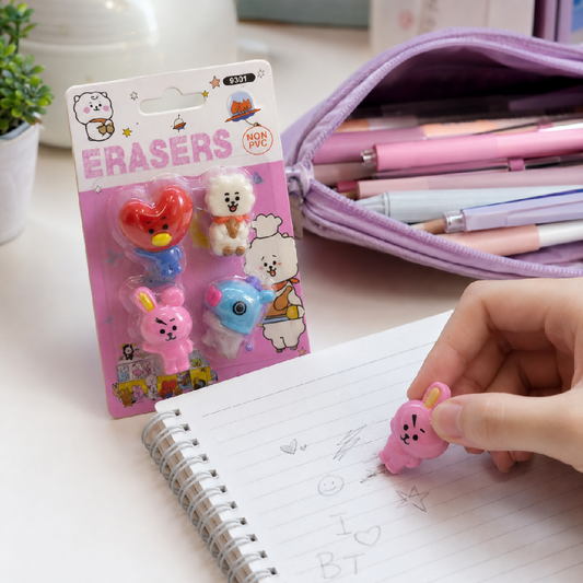 Shapes Eraser (Heart Sheep Rabbit Unicorn)