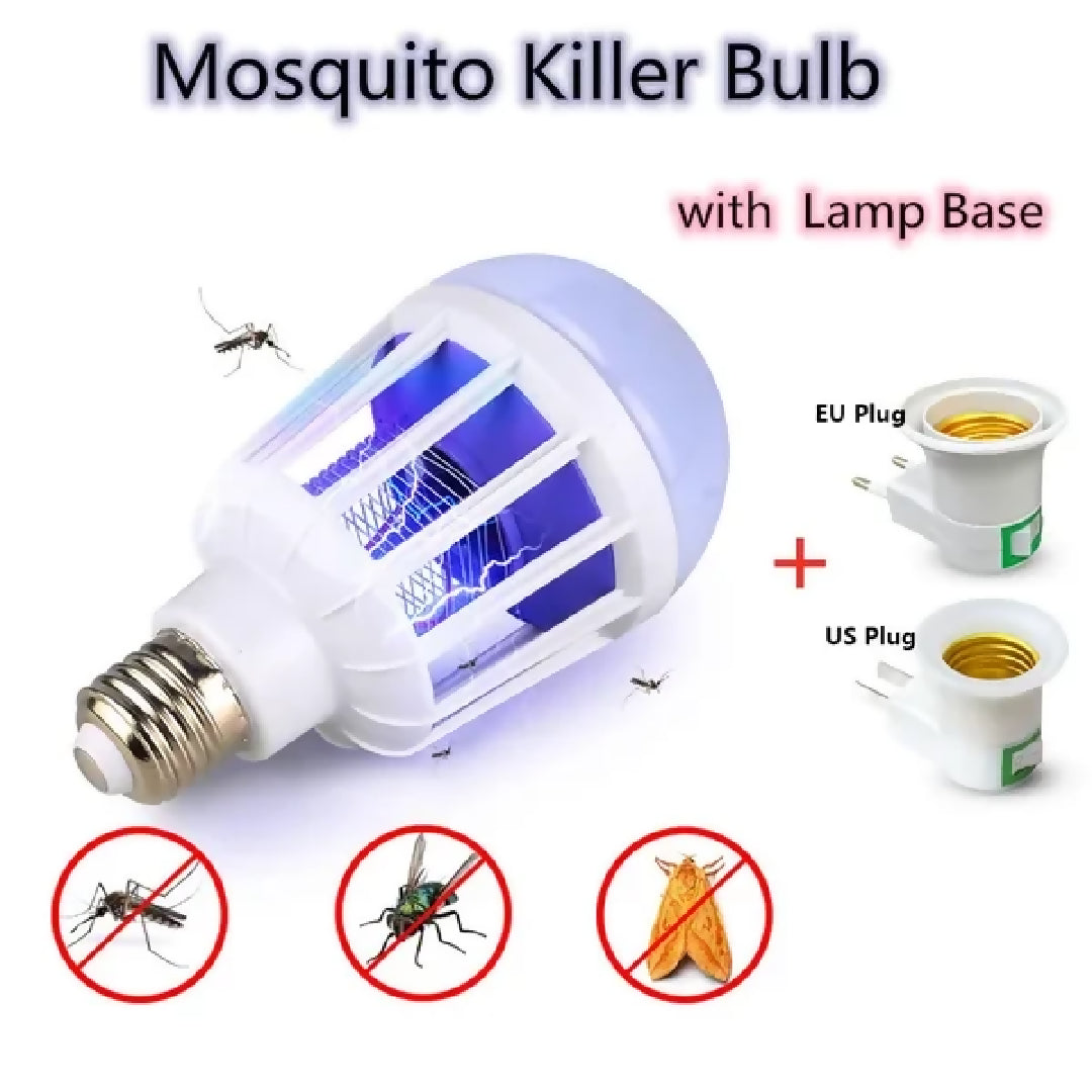 Moskiller Led Bulb Mosquito Killer Bulb – 2-in-1 UV Mosquito Killer & Energy-Saving LED ...