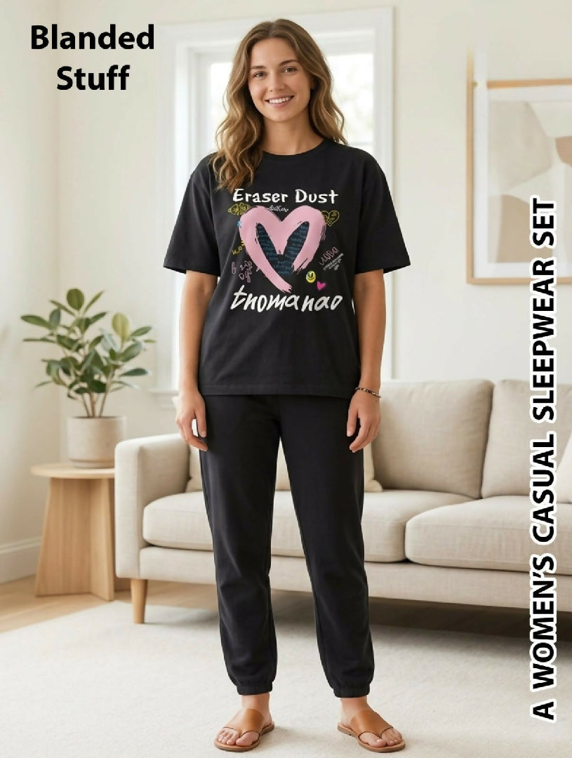 Women Elegant Trouser Shirt (Blended Stuff)