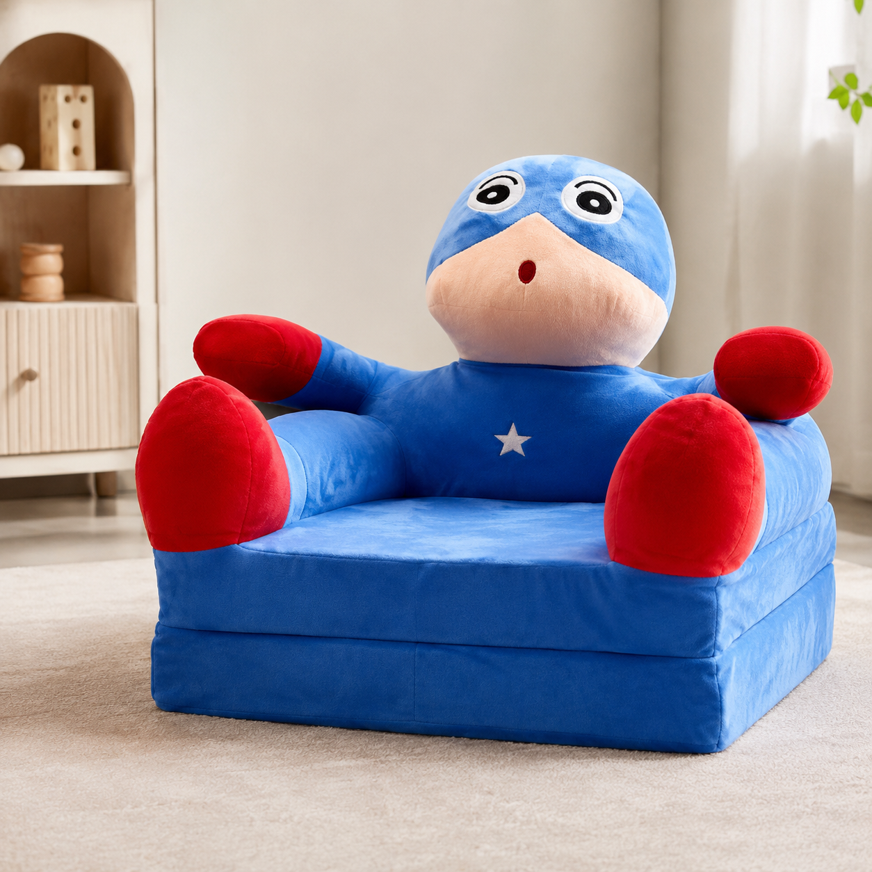 Three-Step Spider Man Sofa Come Bed BT167 1 Piece