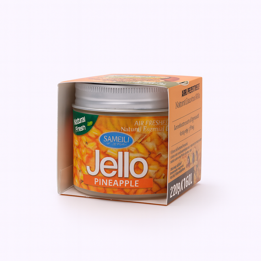 Jello Air Freshener Car and Home Pineapple   Long Lasting Gel Air Freshener