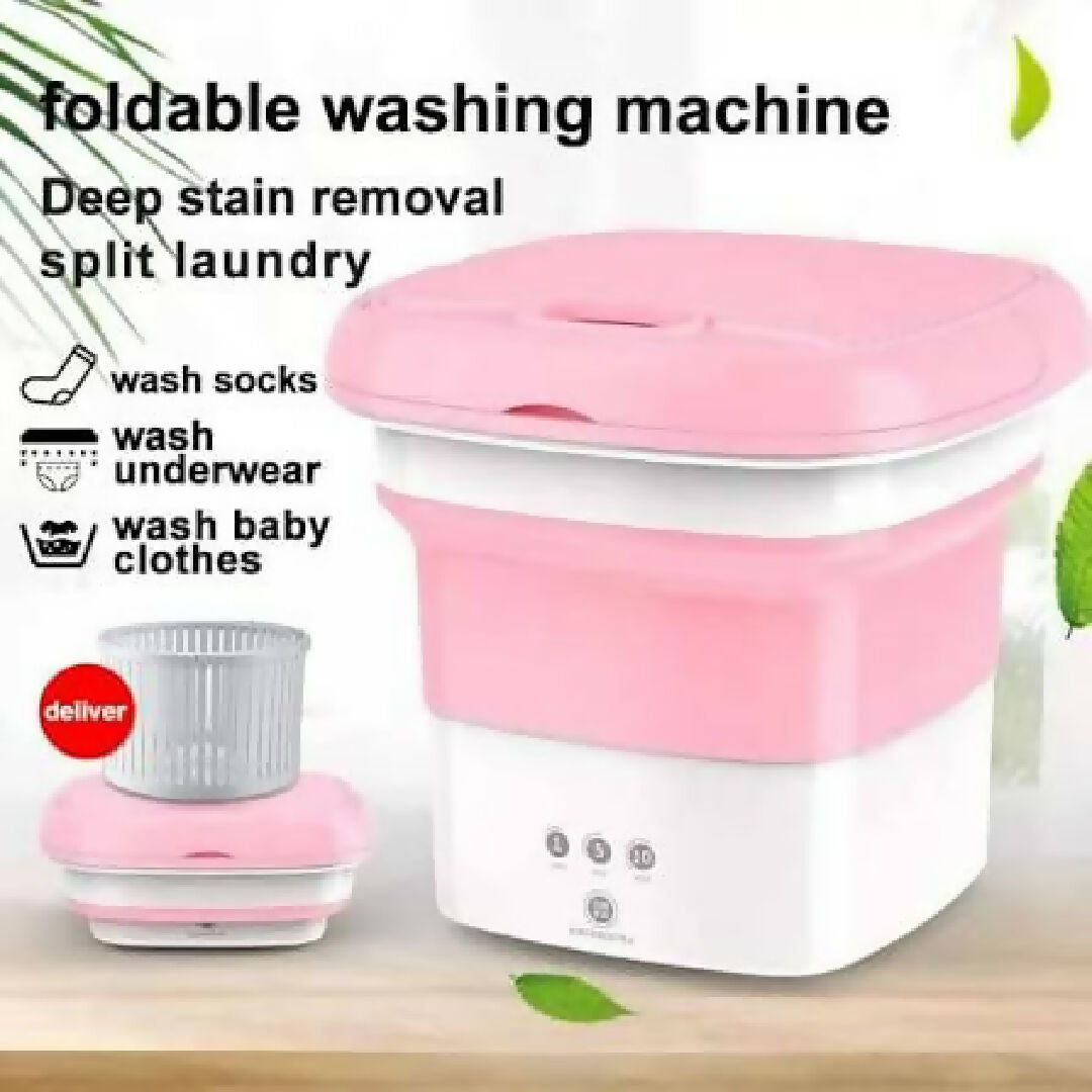 Portable Mini Folding Washing Machine Portable Mini Laundry Machine For Clothes Multi Color