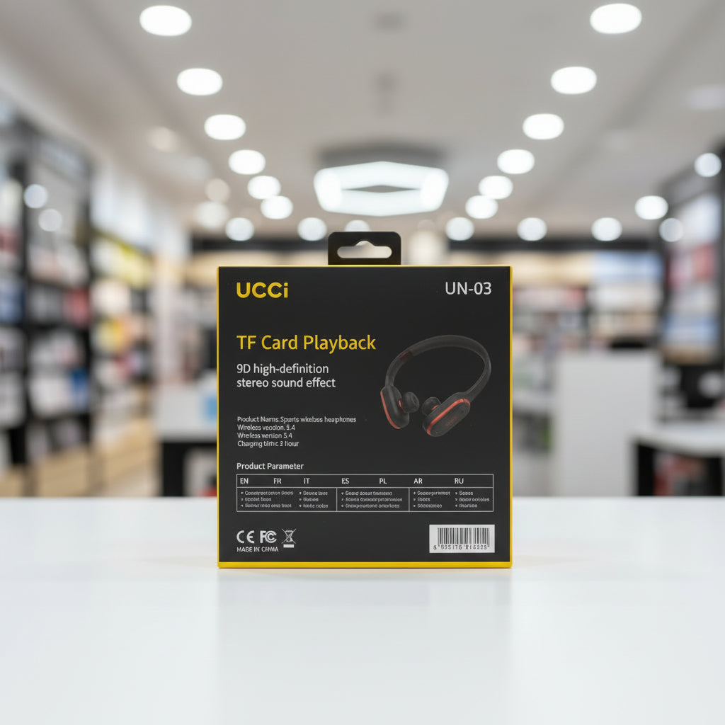 UN 03 Sport Wireless Neckband 80 Hour Battery And Digital LED Display