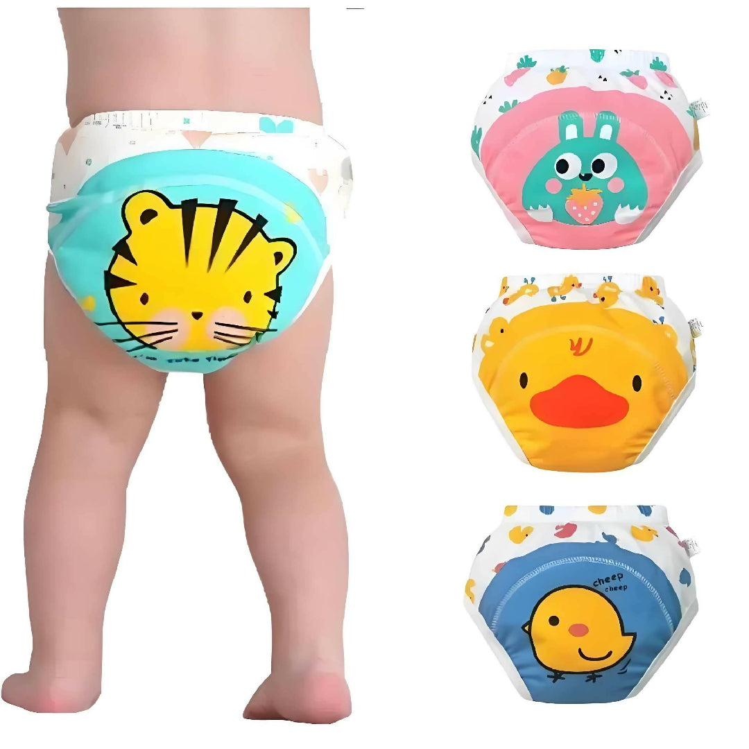 Kids Reusable Baby Diaper And Training Pants Soft Comfortable Washable For Daily Use Large