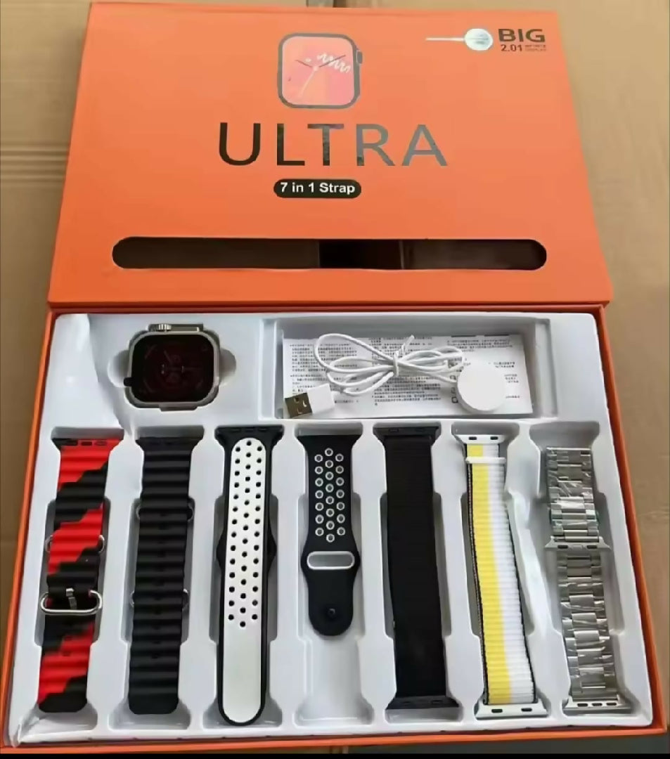 AirPods Pro 2 Ultra 7 in 1 Smartwatch Combo Premium Sound Style Deal