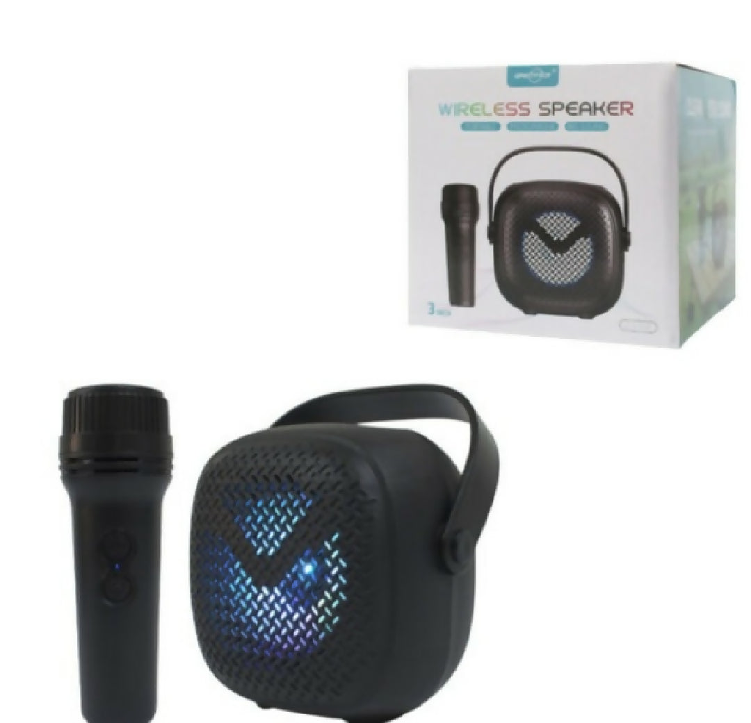 Wireless Bluetooth Speaker with Mic Rechargeable Portable Speaker