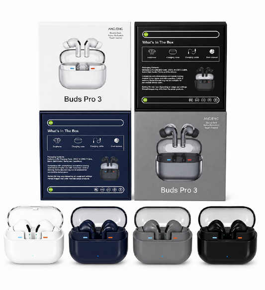Buds Pro 3 Bluetooth Wireless Earbuds Touch Control And Excellent Sound Quality