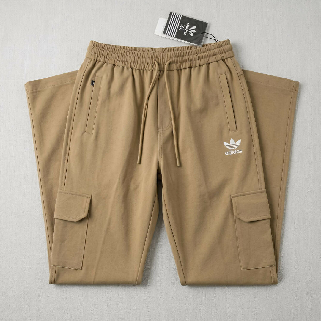Mens Premium Woven Terry 4 Pocket Cargo Trouser
