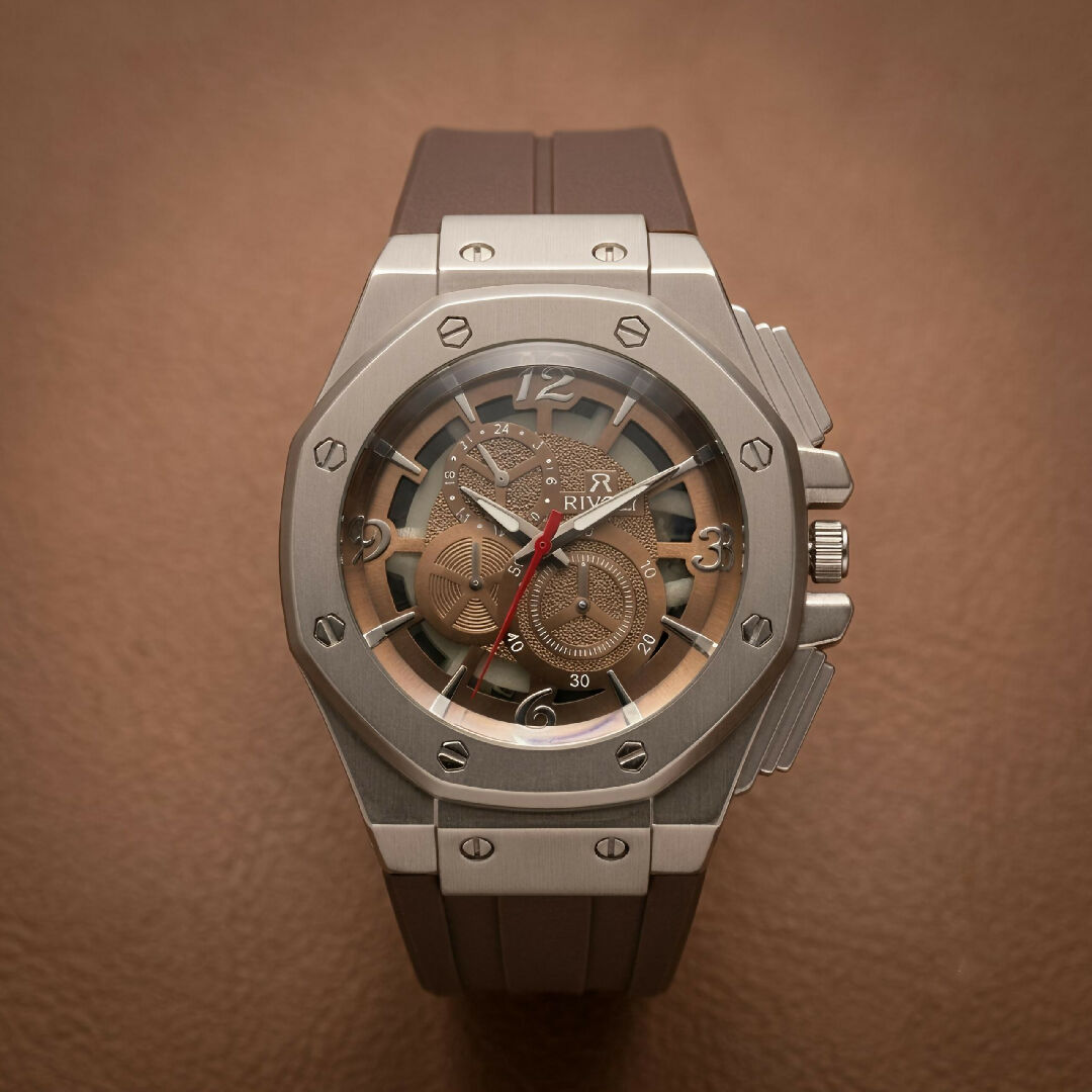 Rivoli Luxury Men Watch with Premium Magnetic Strap and Water Resistant Dial