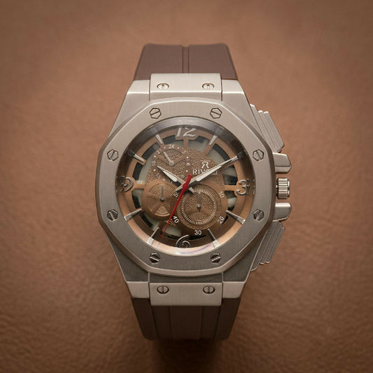 Rivoli Luxury Men Watch with Premium Magnetic Strap and Water Resistant Dial