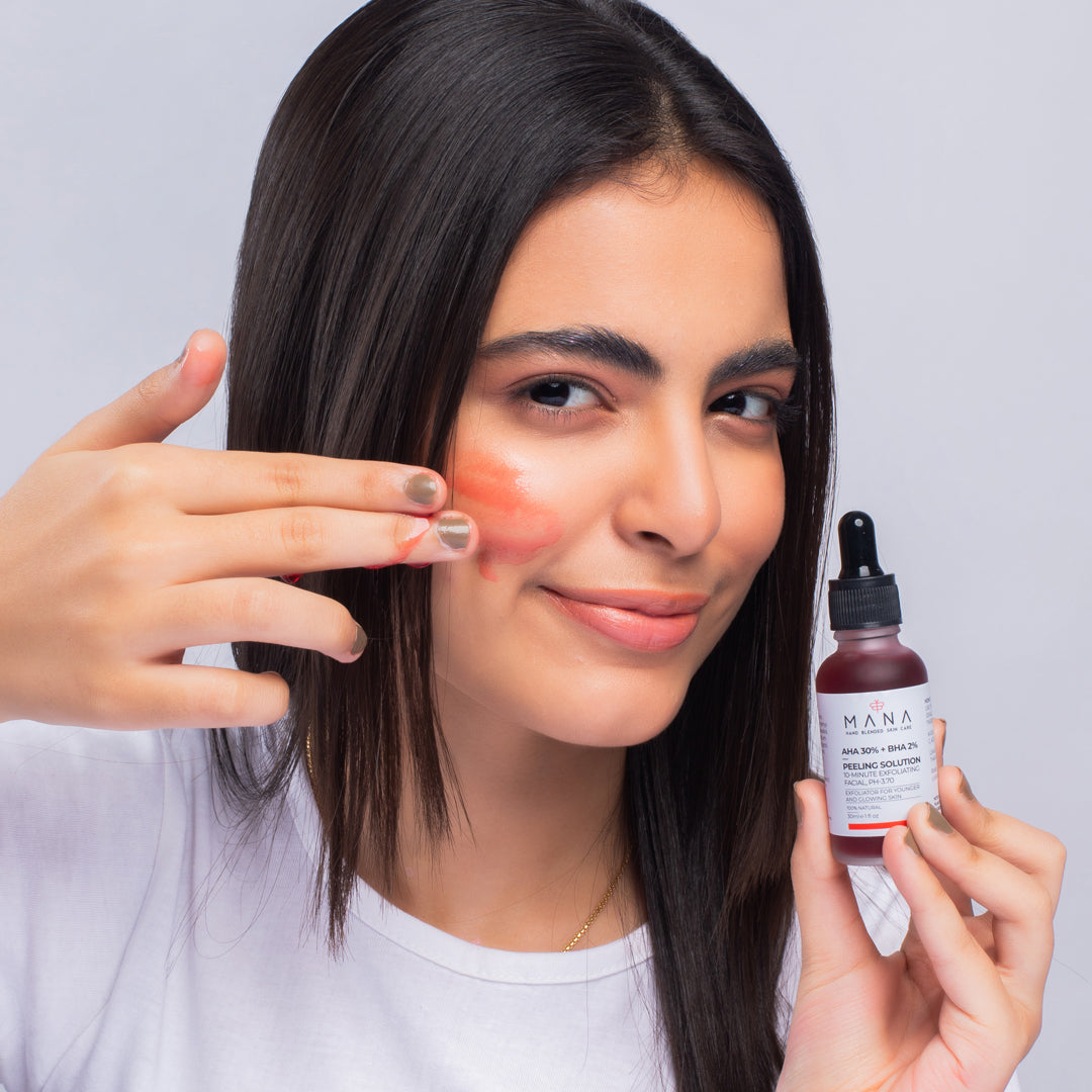 Shop AHA 30% + BHA 2% Peeling Solution For Instant Glow & Soft Skin at Mana Beauty Spirit