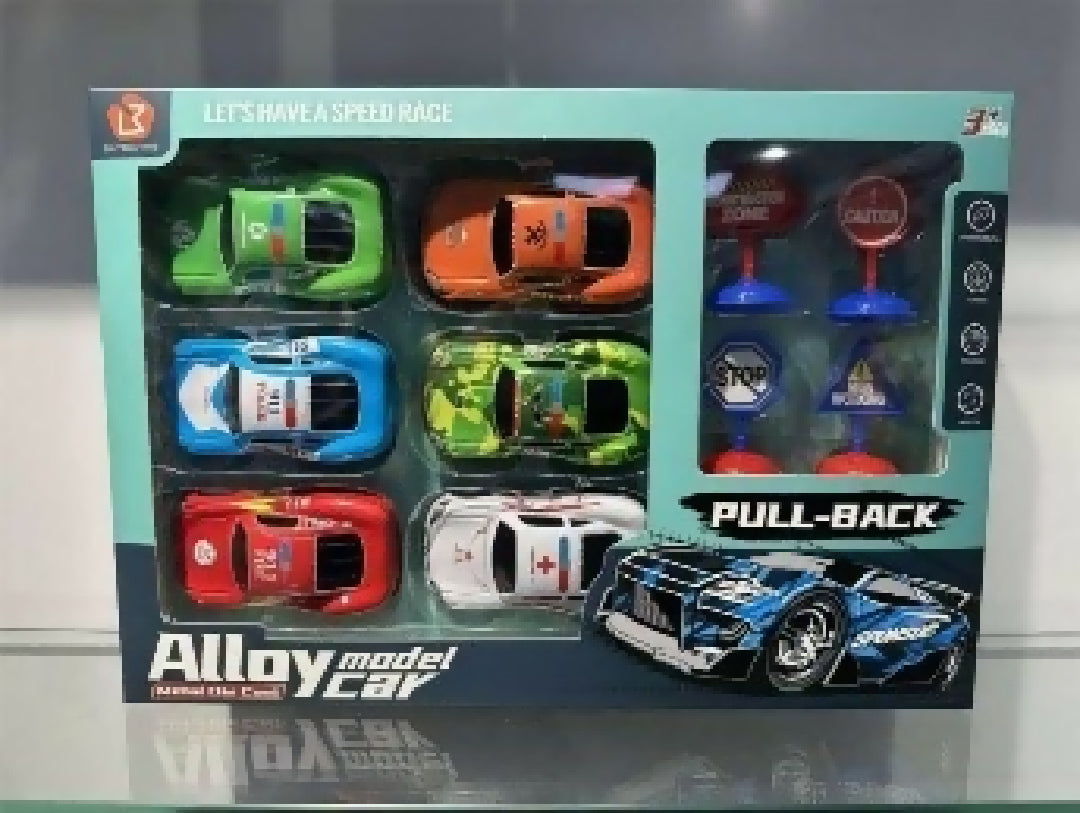 Alloy model Pull back car Pack of 6 1 Piece