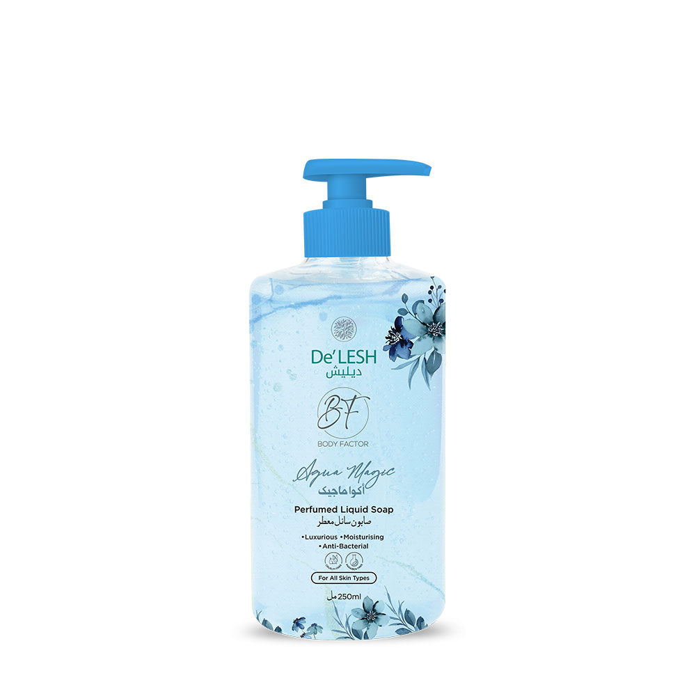 De'Lesh Body Factor Perfumed Liquid Soap (Aqua Magic)