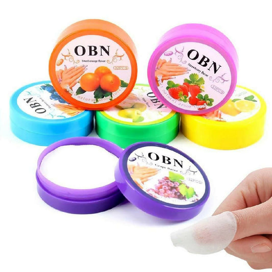 Pack Of 6 OBN Nail polish tissue Remover