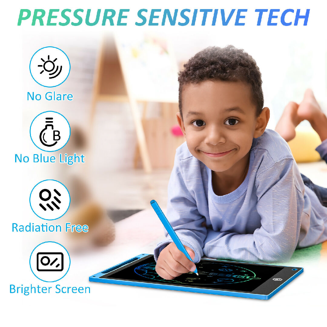 LCD Writing Tablet 10-5 Inch Multicolor Electronic Graphics Tablet Writing Board LCD Writing Pad Drawing Tablet Handwriting Paperless Notepad Graphic Board for Kids