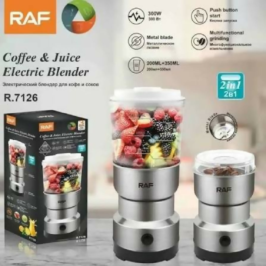 2 In 1 Raf Coffee And Juice Electric Grinder Stainless Steel Coffee Grinder For Coffee beans Spices Masala Grinder Machine