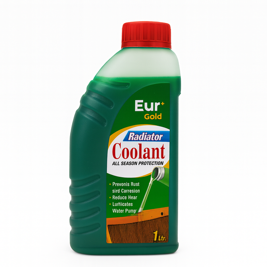 EUR Gold Radiator Coolant 1 Ltr  Long Life Antifreeze and Engine Coolant for Optimal Temperature Control