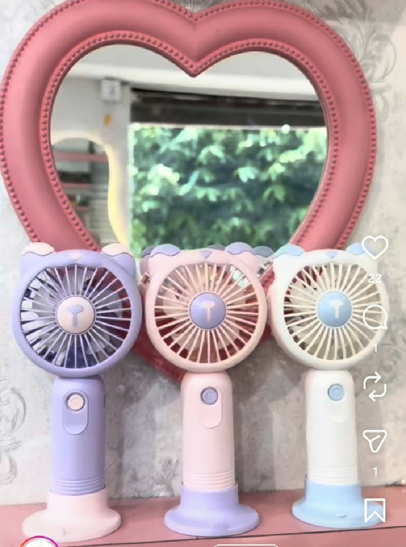 Kitten Rechargeable Fan 1 Piece