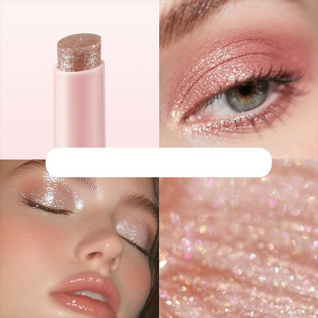 2 In 1 Jelly Shiny Shimmering Eyeshadow Stick - Long Lasting Glow Makeup Stick - Shade 1