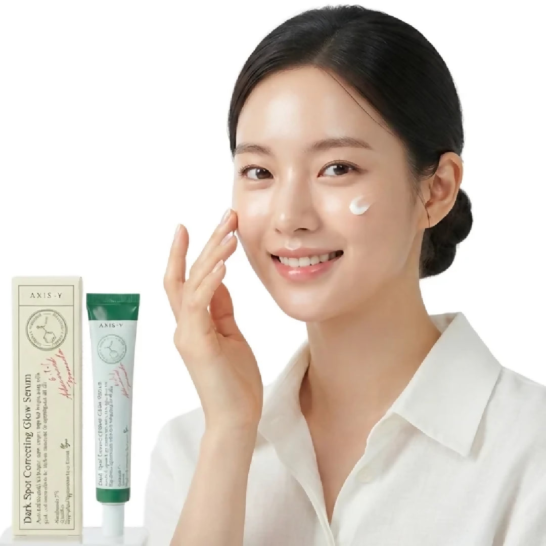 AXIS Y Dark Spot Correcting Glow Serum Korean Brightening Serum with 5 Niacinamide Squalane Helps Reduce Dark Spots Acne Marks 50ml