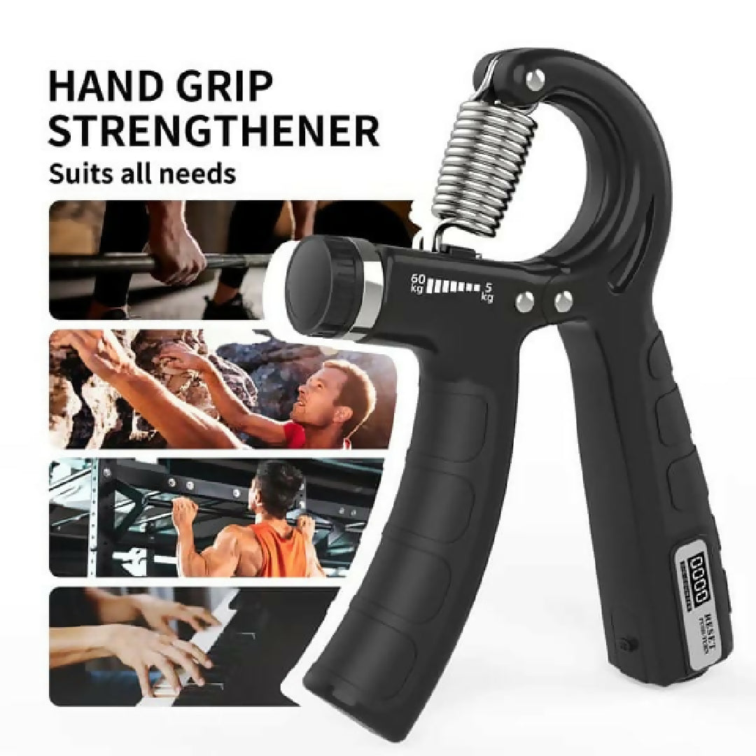 Adjustable Exerciser Hand Gripper With Counter Strengthener Adjustable Resistance Wrist Strengthener Forearm Gripper Hand Workout Squeezer Grip Strength Trainer Random color