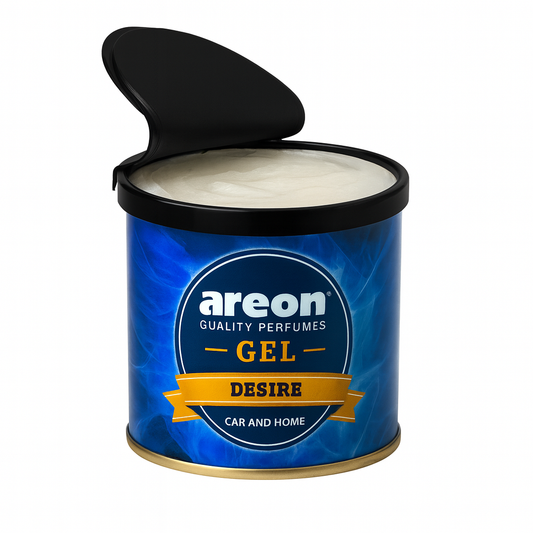 Areon Quality Perfume Gel Wish 80g  Long Lasting Car and Home Air Freshener with Elegant Fragrance